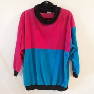 Wear It Out| Vintage Colorblock Cowl Neck sweater